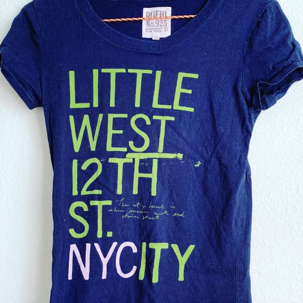 RUEHL NEW YORK t-shirt shortsleeve graphic tee M